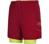 LA SPORTIVA Pantalón Corto Marca Modelo Trail Bite Short M Sangria/Lime Punch