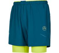 LA SPORTIVA Pantalón Corto Marca Modelo Trail Bite Short M Storm Blue/Lime Punch