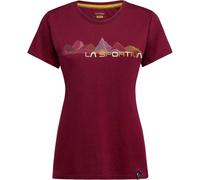 La Sportiva Peaks T-Shirt W camiseta mujer - Redwood - S
