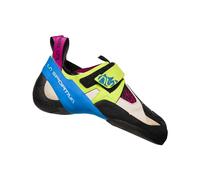Calcetín de escalada para mujer La Sportiva Skwama Woman (Apple Green/Cobalt Blue)
