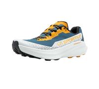 La Sportiva Prodigio 2 - Tenis de correr para hombre, versátiles para el día de la carrera, amortiguación reactiva, transpirables y antideslizantes, Hurricane/Chalk, 45.5 EU
