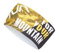 La Sportiva Promo Headband, Cinta Para Cabeza Unisex Adulto, Black/yellow, Talla Única