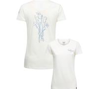 La Sportiva - Ropa para escalada mujer - Climb Flower T-Shirt W Chalk/Limestone para Mujer - Talla M - Blanco Blanco M