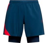 La Sportiva - Ropa para trail running - Flow 5" Short M Night Sky/Cypress de Silicona - Talla XL - Azul marino Azul marino XL
