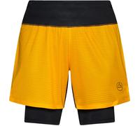 La Sportiva - Ropa para trail running - Ultra Distance Shorts M Yellow/Black - Talla M - Amarillo Amarillo M