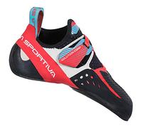LA SPORTIVA Solution Comp Woman Hibiscus/malibu Blue - Zapatilla para escalada - Rojo/Negro - EU 37.5
