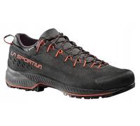 La Sportiva - Zapatillas de senderismo Hombre - TX4 Evo GTX Carbon/Cherry Tomato de Cuero - Talla 43 - Gris Gris 43