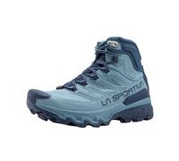 La Sportiva Ultra Raptor 3 Mid GTX - Zapatos de senderismo impermeables para mujer, protección Gore-Tex y transpirables, agarre todo terreno y soporte para el tobillo, Piedra caliza/cielo nocturno, 38