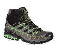 LA SPORTIVA Ultra Raptor II Mid GTX, Botas de Hiking Hombre, Metal/Flash Green, 42 EU