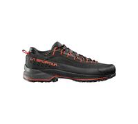 La Sportiva - Zapatillas de senderismo Hombre - TX4 Evo GTX Carbon/Cherry Tomato de Cuero - Talla 42.5 - Gris Gris 42.5