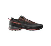 La Sportiva - Zapatillas de senderismo Hombre - TX4 Evo GTX Carbon/Cherry Tomato de Cuero - Talla 43,5 - Gris Gris 43.5