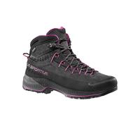 La Sportiva - Zapatillas de senderismo Mujer - TX4 Evo Mid GTX W Carbon/Springtime para Mujer de Cuero - Talla 38 - Negro Negro 38