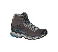 La Sportiva - Zapatillas de senderismo Mujer - Ultra Raptor II Mid Leather Woman G Carbon/Atlantic para Mujer de Cuero - Talla 39.5 - Negro Negro 39.5