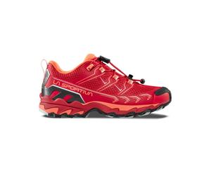 La Sportiva - Zapatillas de senderismo Niños - Ultra Raptor II JR Velvet/Flamingo - Talla Infantil 35 - Rojo Rojo 35
