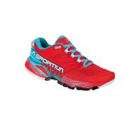 La Sportiva - Zapatillas de trail - Akasha II Woman Hibiscus/Malibu Blue para Mujer - Talla 38,5 - Rojo Rojo 38.5