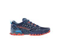 La Sportiva - Zapatillas de trail - Bushido III Deep Sea/Cherry Tomato - Talla 42 - Azul Azul 42