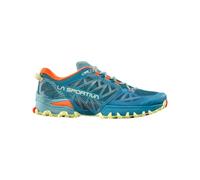 La Sportiva - Bushido III Woman Everglade/Zest para Mujer - Talla 39.5 - Azul Azul 39.5