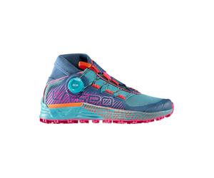 La Sportiva - Zapatillas de trail - Cyklon W Storm Blue/Cherry Tomato - Talla 38,5 - Azul Azul 38.5