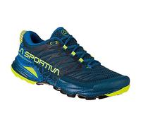 Zapatillas de trail la sportiva akasha ii storm blue/lime punch h 45