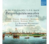 La Stagione Frankfurt - Telemann/C.P.E. Bach:Burgerkapitansmusiken [2 CD]