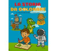 LA STORIA DA COLORARE: “Un viaggio nel tempo tra dinosauri, faraoni e robot!”