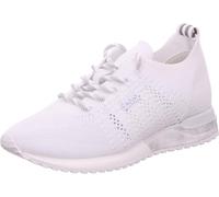 La Strada Zapatos de mujer con cordones Zapatillas deportivas blancas ocio, Tejido blanco, 42 EU