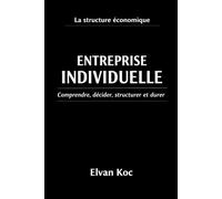 la structure économique ENTREPRISE INDIVIDUELLE: comprendre, décider,structurer et durer