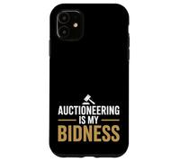 La subasta es mi Deseo Divertido Juego de Palabras para Llamar a Las Ofertas del subastador Carcasa para iPhone 11