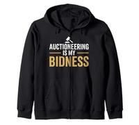 La subasta es mi Deseo Divertido Juego de Palabras para Llamar a Las Ofertas del subastador Sudadera con Capucha