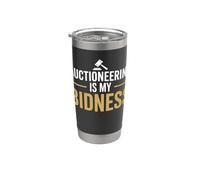 La subasta es mi deseo Divertido juego de palabras para llamar a las ofertas del subastador Vaso térmico de acero inoxidable de doble pared