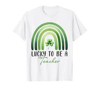 La Suerte de ser Maestra: Día de San Patricio, Shamrock Rainbow Camiseta