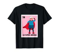 La Super Abuela Bingo Mexicano Juego de Cartas Española Abuela Nana Camiseta