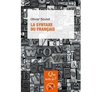 La syntaxe du français