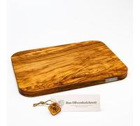 La Tabla de Cortar, Redondeados Esquina de Madera de Olivo - 40cmx30cm
