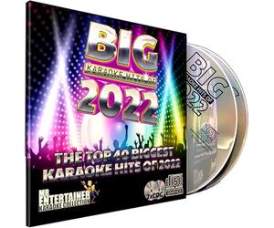 La tabla de karaoke 2022 llega al paquete de discos CDG. Las 40 mejores canciones pop de 2022. Grandes éxitos de Mr Entertainer