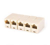 LA TALUS Adaptador de conectores divisores de red Ethernet, 5 unidades, conector de extensión para router TV Box cámara