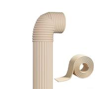 la tapa de la tubería Tiras De Espuma Aislante Para Tuberías De 2, 8, 12, 16, 18 Y 20 Cm De Ancho. Cinta Aislante Versátil Para Mangueras, Tubos De Extractores(A,20 X 20cm/8 x 8in)