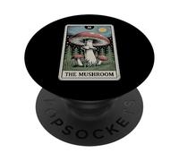 La Tarjeta del Tarot de Hongos Cottagecore Funny Mushroom Lover PopSockets PopGrip Adhesivo