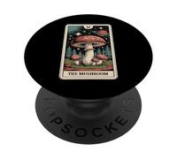 La Tarjeta del Tarot de Hongos Cottagecore Funny Mushroom Lover PopSockets PopGrip Adhesivo