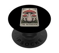 La Tarjeta del Tarot de Hongos Cottagecore Funny Mushroom Lover PopSockets PopGrip Adhesivo