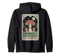 La Tarjeta del Tarot de Hongos Cottagecore Funny Mushroom Lover Sudadera con Capucha