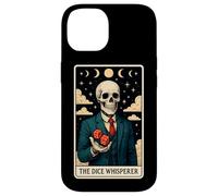 La Tarjeta del Tarot Esqueleto del Juego del Casino Whisperer de los Dados Carcasa para iPhone 14