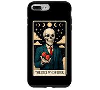 La Tarjeta del Tarot Esqueleto del Juego del Casino Whisperer de los Dados Carcasa para iPhone 7 Plus/8 Plus