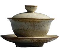 La taza， Cuencos, juego de té kung fu, cuenco cubierto, taza cerámica china, oficina Gaiwan, portátil viaje, vajilla porcelana hecha a mano(B)