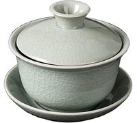 La taza， Cuencos, juego de té kung fu, cuenco cubierto, taza tradicional cerámica agrietada con hielo, Gaiwan for el hogar, viaje, vajilla china(4)
