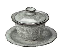La taza， Cuencos, taza de té Gaiwan, china con tapa y platillo, tradicional cerámica, tazón Kungfu, regalo