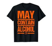 La taza de cerveza puede contener alcohol, broma divertida de bebida Camiseta