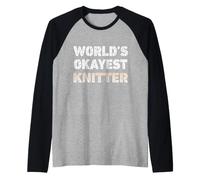 La tejedora Divertida más Buena del Mundo Camiseta Manga Raglan