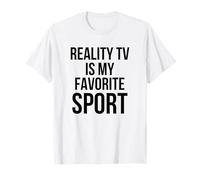 La televisión de Realidad es mi Deporte Favorito Humor de los fanáticos del Reality Show Camiseta