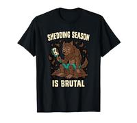 La Temporada de desprendimiento es Brutal Cuidado humorístico Shel Dueño de Mascotas Humor Camiseta